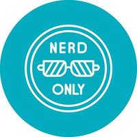 Nerd Only Vector Icon