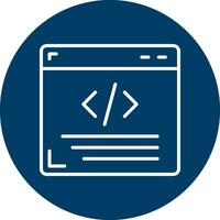 Web Programming Vector Icon