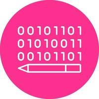 Binary Code Vector Icon