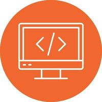 Web Coding Vector Icon