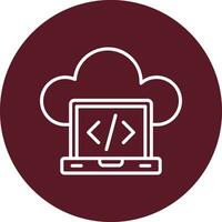 Cloud Computing Vector Icon