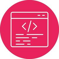 Web Programming Vector Icon