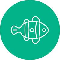 Clown Fish Vector Icon