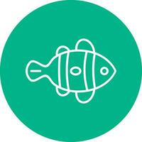 Clown Fish Vector Icon