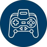 icono de vector de controlador de juego