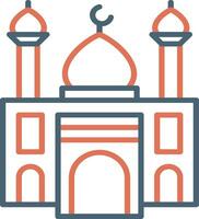 icono de vector de mezquita