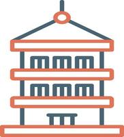 icono de vector de pagoda