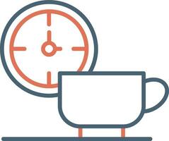 icono de vector de descanso para tomar café