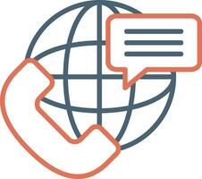 Global Communication Vector Icon