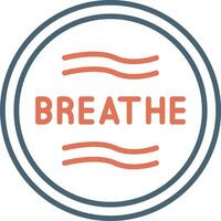 Breathe Vector Icon