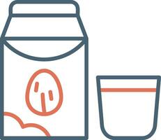 almond milk Vector Icon