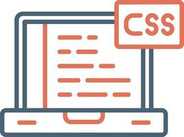 icono de vector de css