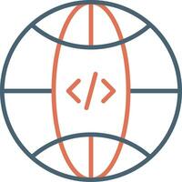 Earth Globe Vector Icon