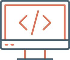 Web Coding Vector Icon