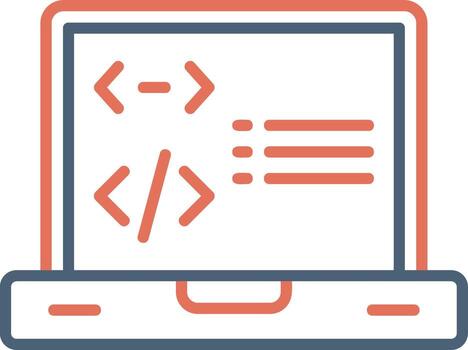 icono de vector de programación
