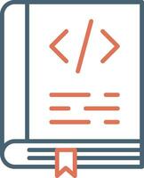 Coding Book Vector Icon