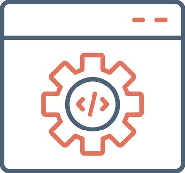 código mejoramiento vector icono