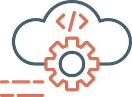 Cloud Computing Vector Icon