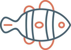 Clown Fish Vector Icon