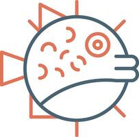 Puffer Fish Vector Icon