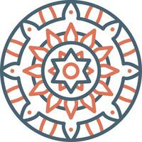 icono de vector de mandala