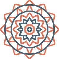 icono de vector de mandala