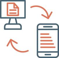 Data Transfer Vector Icon