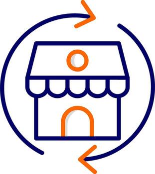 refinanciación vector icono