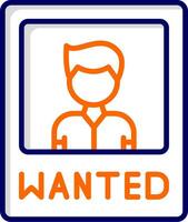 Wanted Vector Icon