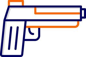 icono de vector de pistola