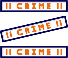 Crime Scene Vector Icon