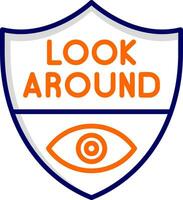 Look Around Vector Icon