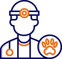 veterinario vector icono