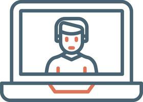 Video Conference Vector Icon