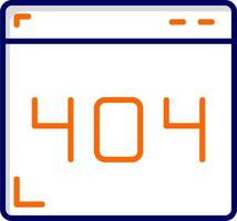 404 Error Vector Icon