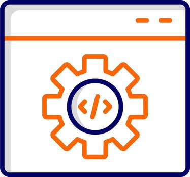código mejoramiento vector icono