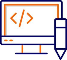 Edit Code Vector Icon