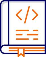 Coding Book Vector Icon