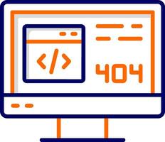 404 Error Vector Icon