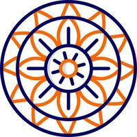 icono de vector de mandala