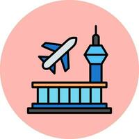 icono de vector de aeropuerto