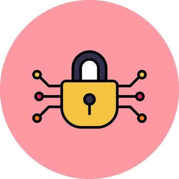 Data Encryption Vector Icon