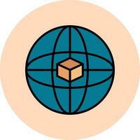 Global Network Vector Icon