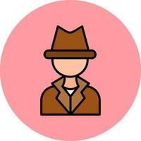 icono de vector de detective