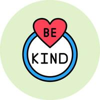 Be Kind Vector Icon