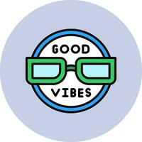 Good Vibes Vector Icon