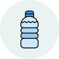 icono de vector de botella de agua