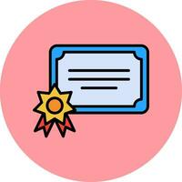 Certificate Vector Icon