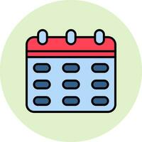 icono de vector de calendario