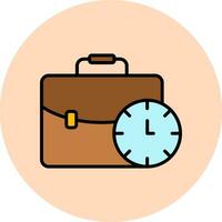 Working Time Vector Icon